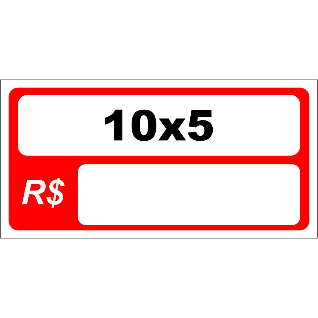 30 Placas De Preço Reutilizável Para Açougues Supermercados 