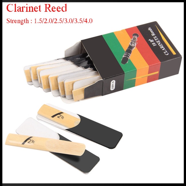 Conjunto De Palhetas Para Clarinete Zevaret , 10 Peças , Força De Tom ...
