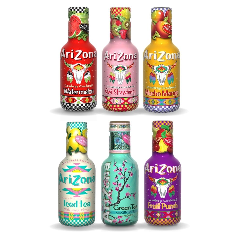 Kit Arizona 6 Bebidas Chás e Sucos Iced Tea and Juices Pack Shopee Brasil