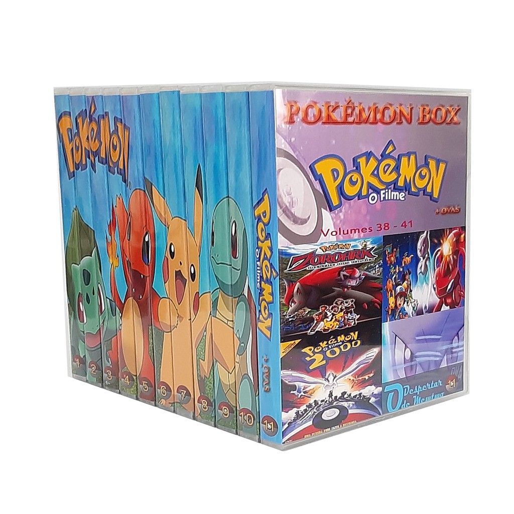 Box Pokémon Todas As Temporadas + Sol & Lua + Filmes