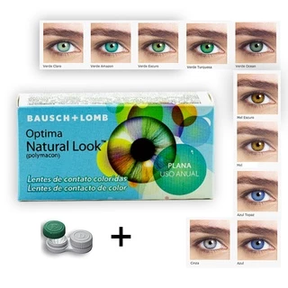 Lente De Contato Colorida Natural Look SEM GRAU - USO ANUAL