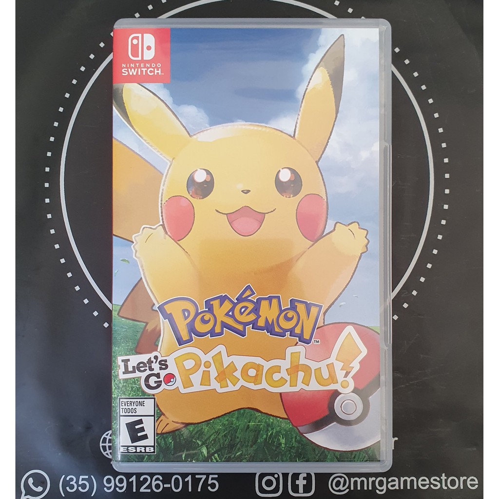 Jogo Midia Fisica Nintendo Switch Pokemon Lets Go Pikachu em Promoção na  Americanas