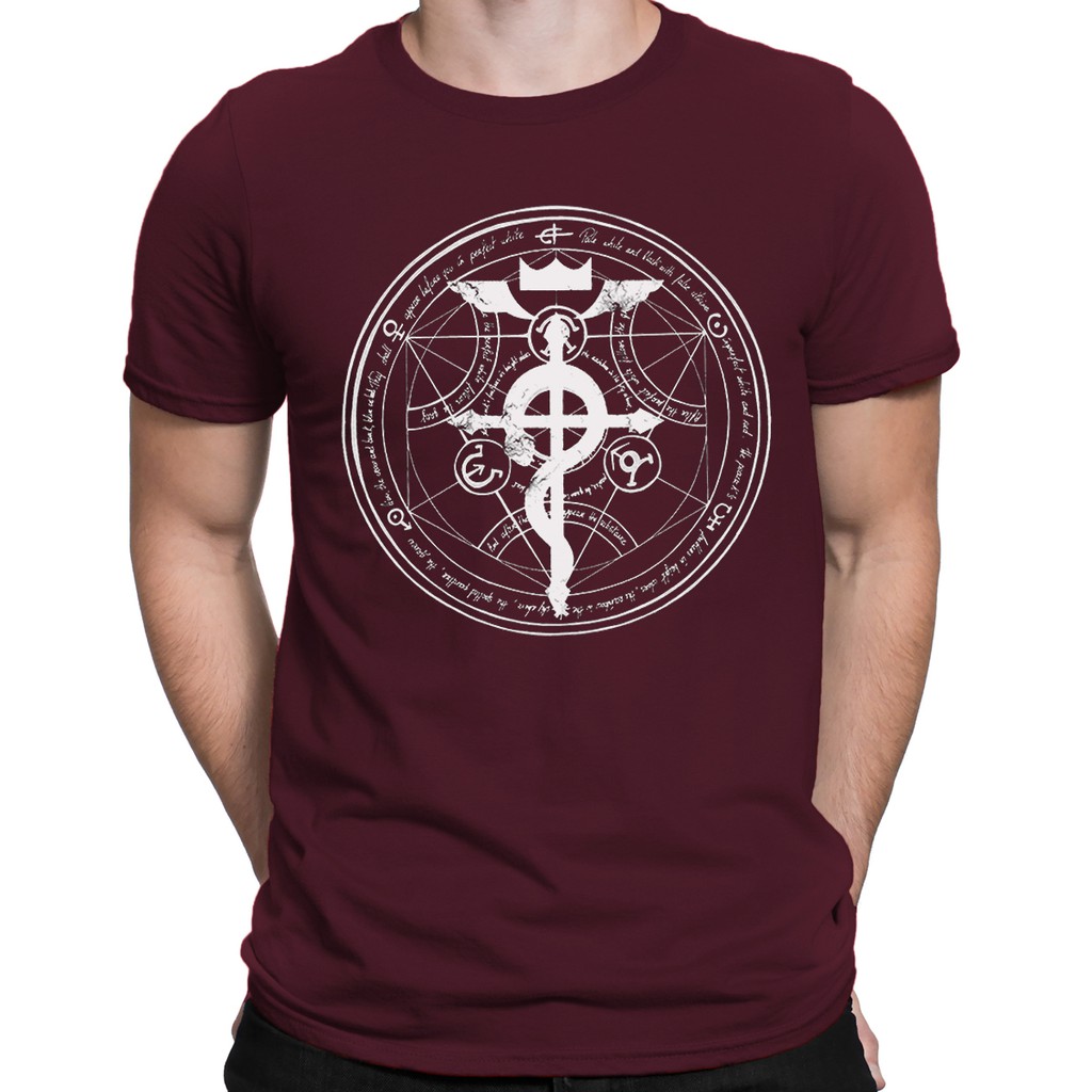 Camiseta Fullmetal Alchemist Símbolo Alquimia Anime Otaku