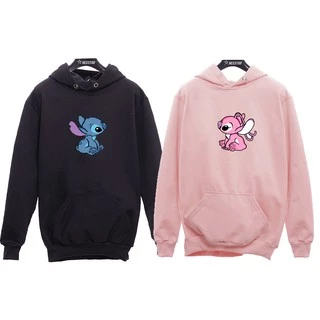 Novidade Kit Casal 2 Moletons Lilo E Stitch Fofo Masculino E Feminino