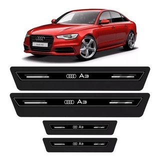 Soleira Porta Premium Audi A3 Sedan 2014 2015 2018 Á -preto