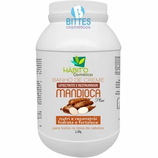 Banho de Creme Mandioca Hidratação e umectação Hábito Cosméticos 2,3 kg