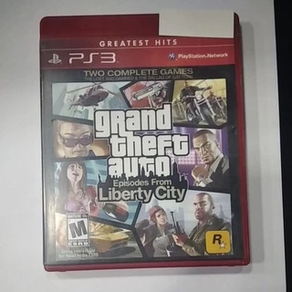 GTA Grand Theft Auto Episodes from Libert City ps3 mídia física original