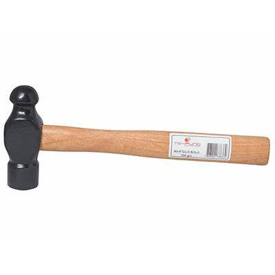 martelo bola com cabo de madeira 200g, 500g e 700g