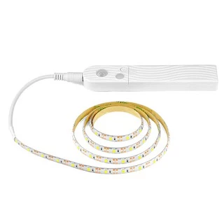 Fita Led A Pilha com Sensor Presença 1 Metro Para Armario Closet Cabideiro Cozinha Quarto