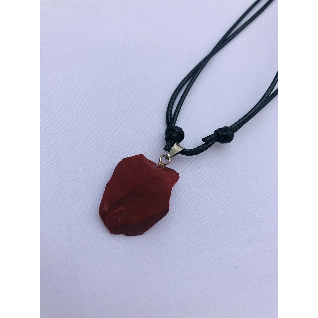 Colar Shocker Jaspe Vermelho - Pedra Natural-Aromear