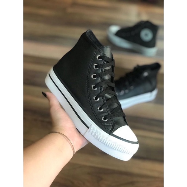 TÊNIS CONVERSE ALL STAR CHUCK TAYLOR PLATAFORMA PRETO CANO BAIXO - TEAHUPOO  SKATE SHOP