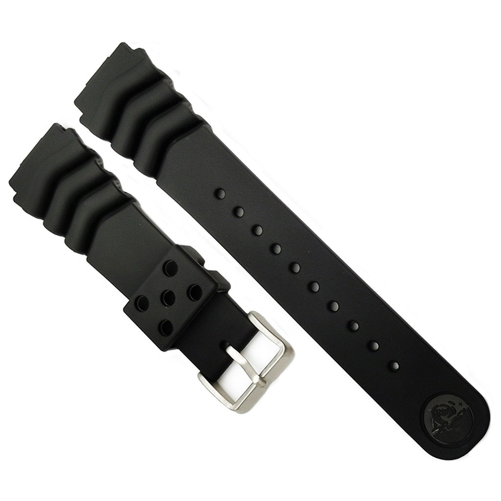 Pulseira Flex Compatível Reposição Para Relógio Seiko Scuba 18, 20, 22mm Diver Skx007 Skx009