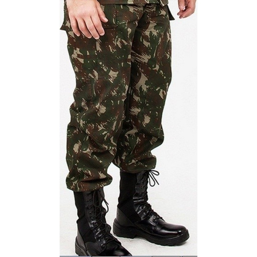 Calça camuflada store masculina rip stop