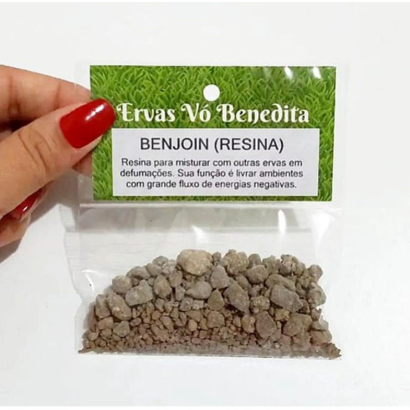 Kit 2 resinas / Benjoin - 30g cada | Shopee Brasil