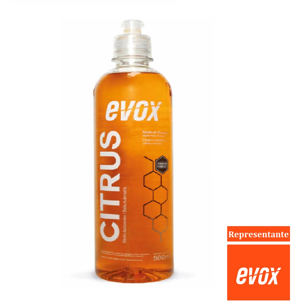 Citrus Shampoo Automotivo Neutro 500ml Evox | Shopee Brasil