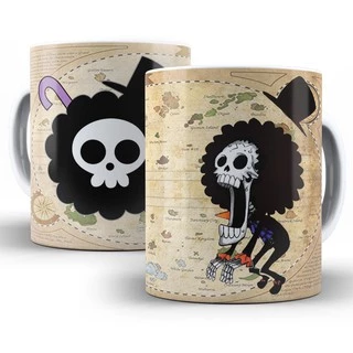Caneca personalizada One Piece Chibi - Mugiwaras - Brook