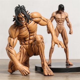 Boneco Attack on Titan Eren Yeager, boneco de PVC, colecionável, presentes,  estátua de anime, decoração de modelo móvel : : Brinquedos e  Jogos