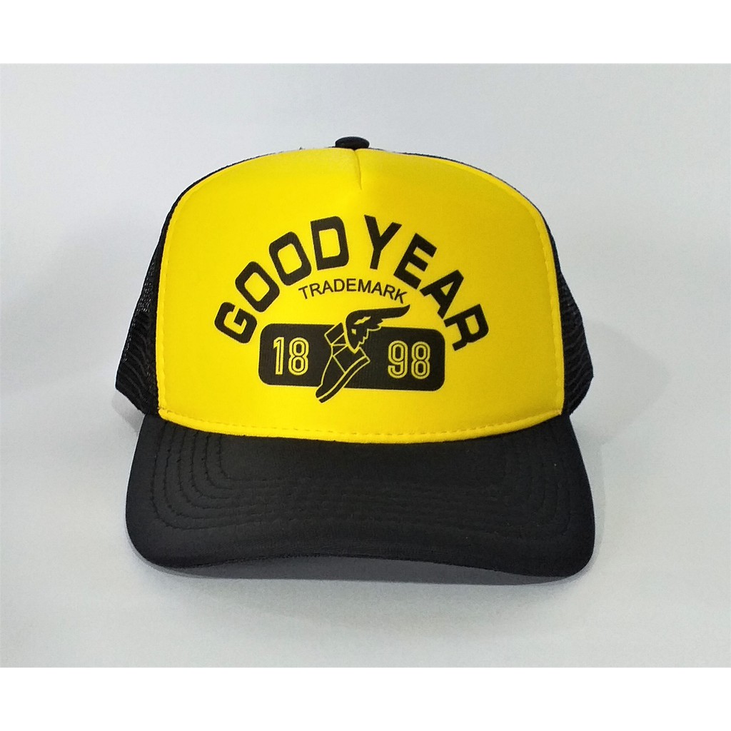 Boné Retro Aba Curva Formula 1 Goodyear Trucker Ajustável | Shopee Brasil