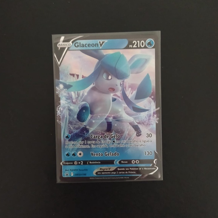 Carta Promo Glaceon V - Pokemon TCG