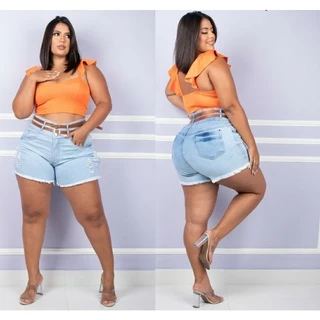 Short Jeans Plus Size