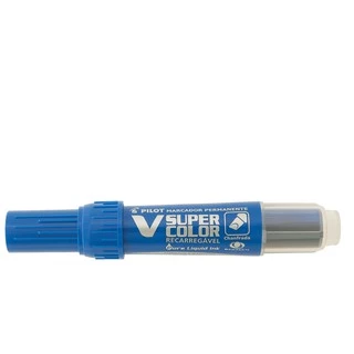 Pincel Permanente Pilot V Super Color Azul Pilot C/12und
