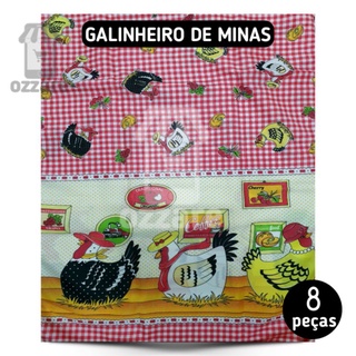 Jogo De Cozinha 10 Peças - Tergal - Ryane - Kit Capas para Cozinha -  Magazine Luiza