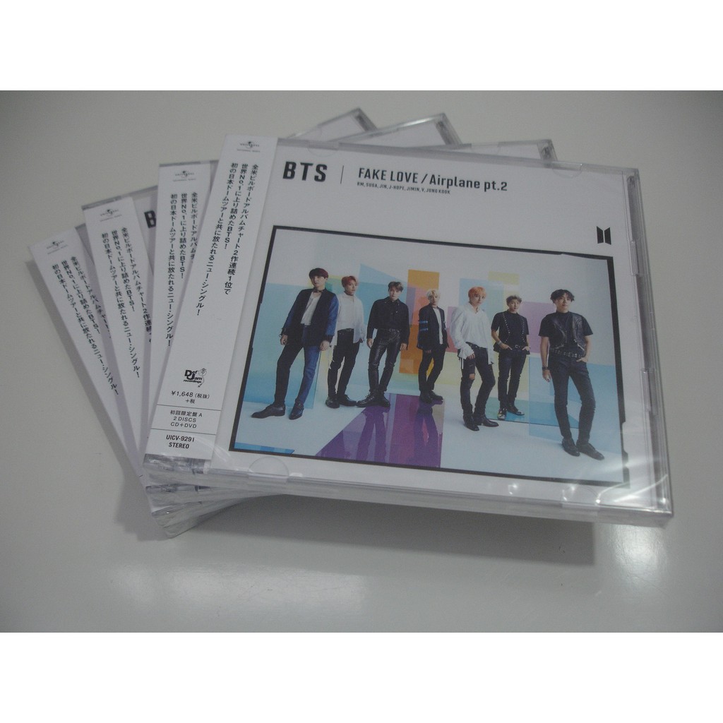 Kpop Bts Cd + Dvd Fake Love / Airplane Pt 2 | Shopee Brasil