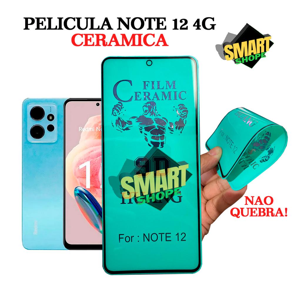 película de cerâmica para xiaomi note 12 4G Protege a tela não quebra flexível