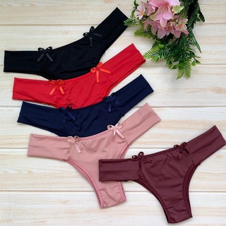 Kit 6 Calcinhas Pala Dupla Tanga Lingerie Revenda