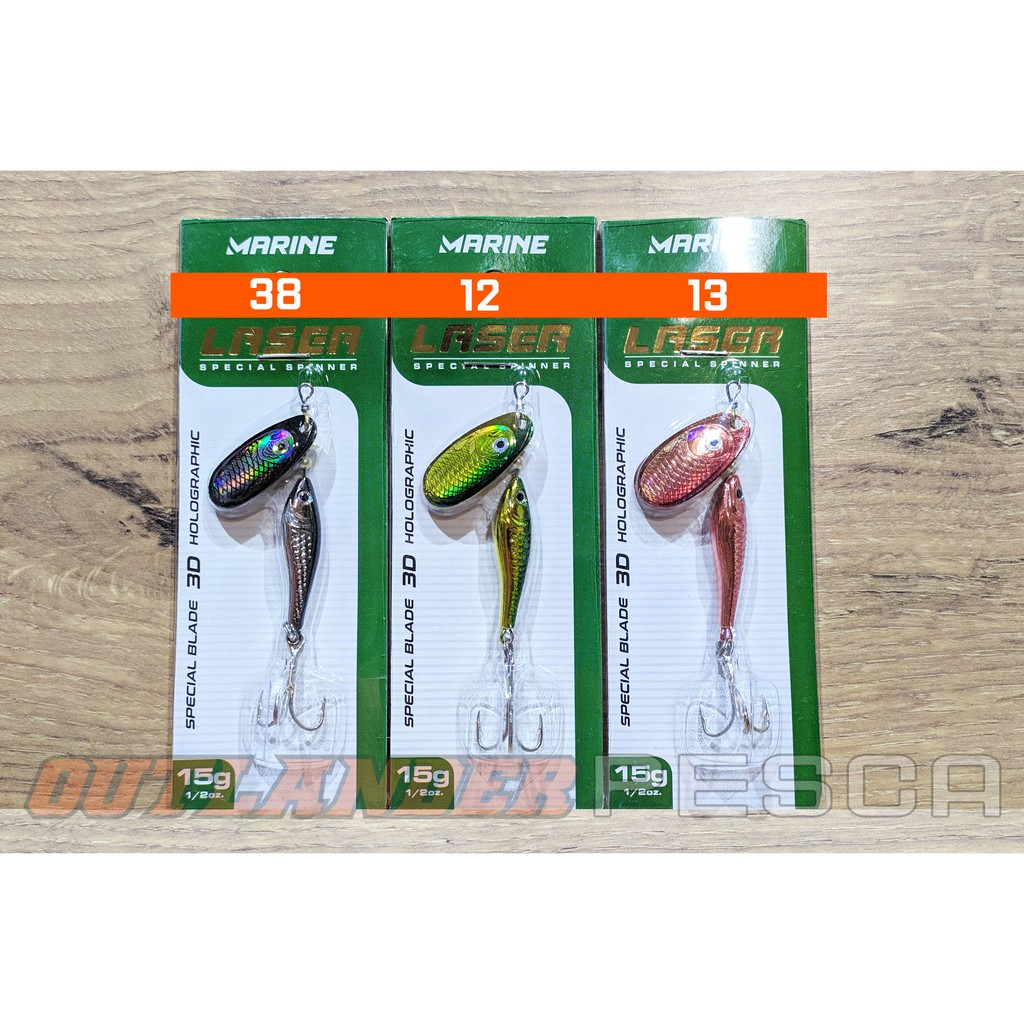 Isca Artificial L Spinner Peixinho 15g - L -  - A  melhor loja virtual de Pesca e Camping. 10 Anos