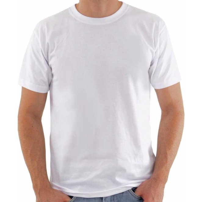 Camiseta Branca poliéster Perfeita para uso Casual ou