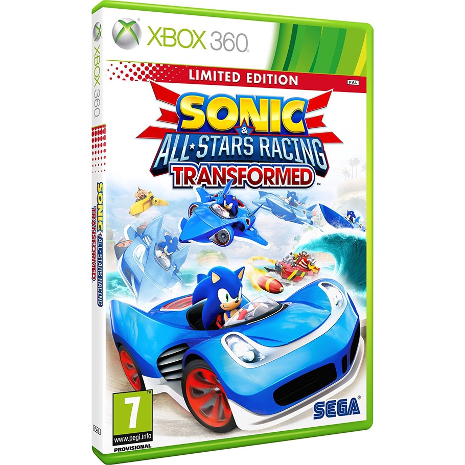 Jogo Sonic All Stars Racing Transformed - Xbox One / Xbox 360