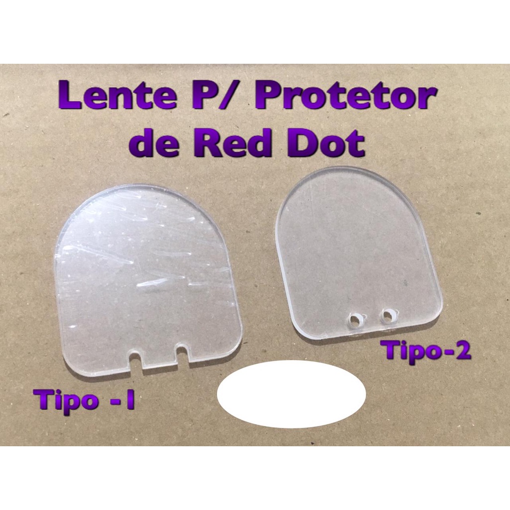 Lente Reposição Para Protetor De Red Dot Ou Luneta