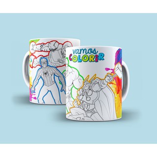 Caneca de Polímero Plástico Inquebrável Infantil Azul Royal TEDDY BEAR MOTO  CORRIDA VERMELHA