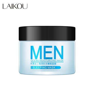Creme Hidratante Noturno Masculino / Controle de Oleosidade / Redução de Poros / Pele Firme / 70g LAIKOU