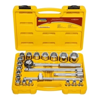 Maleta Ferramentas Chave Soquete C/catraca 22 Pcs Tramontina