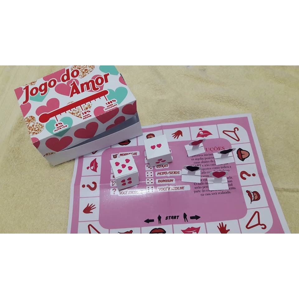 Jogo de Tabuleiro para Namorados  Tabuleiro do amor, Presentes