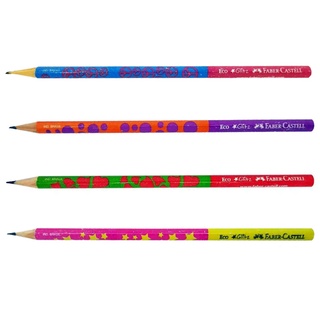 Kit Lápis de Escrever FABER-CASTELL Glitz c/4 unid