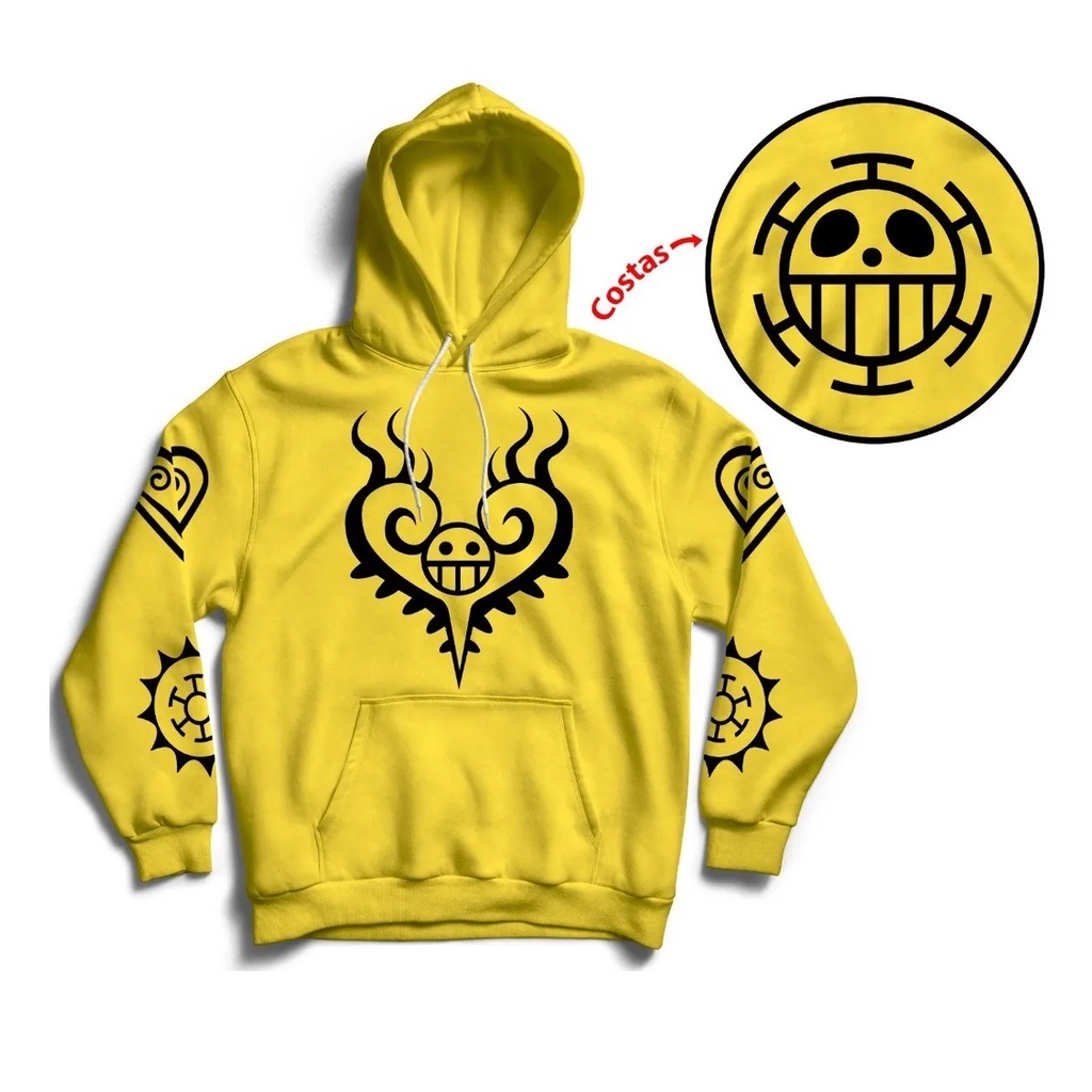 Moletom One Piece Trafalgar Law Heart Lançamento