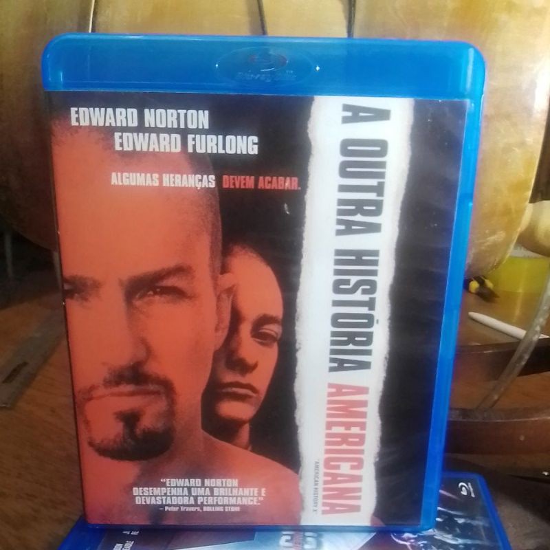 Blu ray A outra história americana com Edward Norton Shopee Brasil