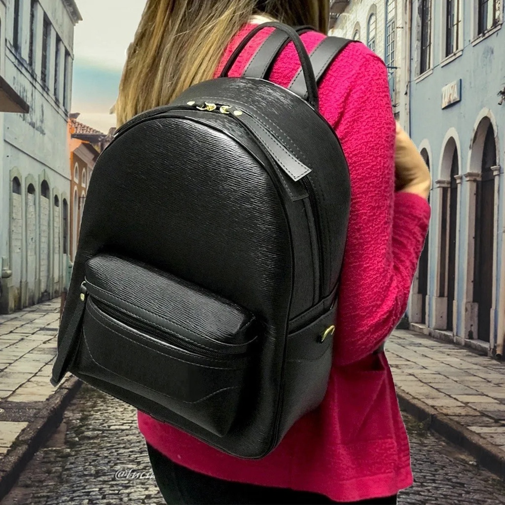 Mochila Feminina Pequena Faculdade Resistente Leve Barato