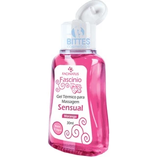 Gel Térmico de Morango Facinatus Cosméticos Massagem Sensual sexy shop