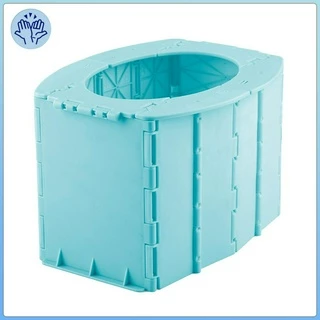 Vaso Sanitário Dobrável Portátil 3 Em 1 Para Viagem / Exterior / Meninos / Meninas / Dia A Dia