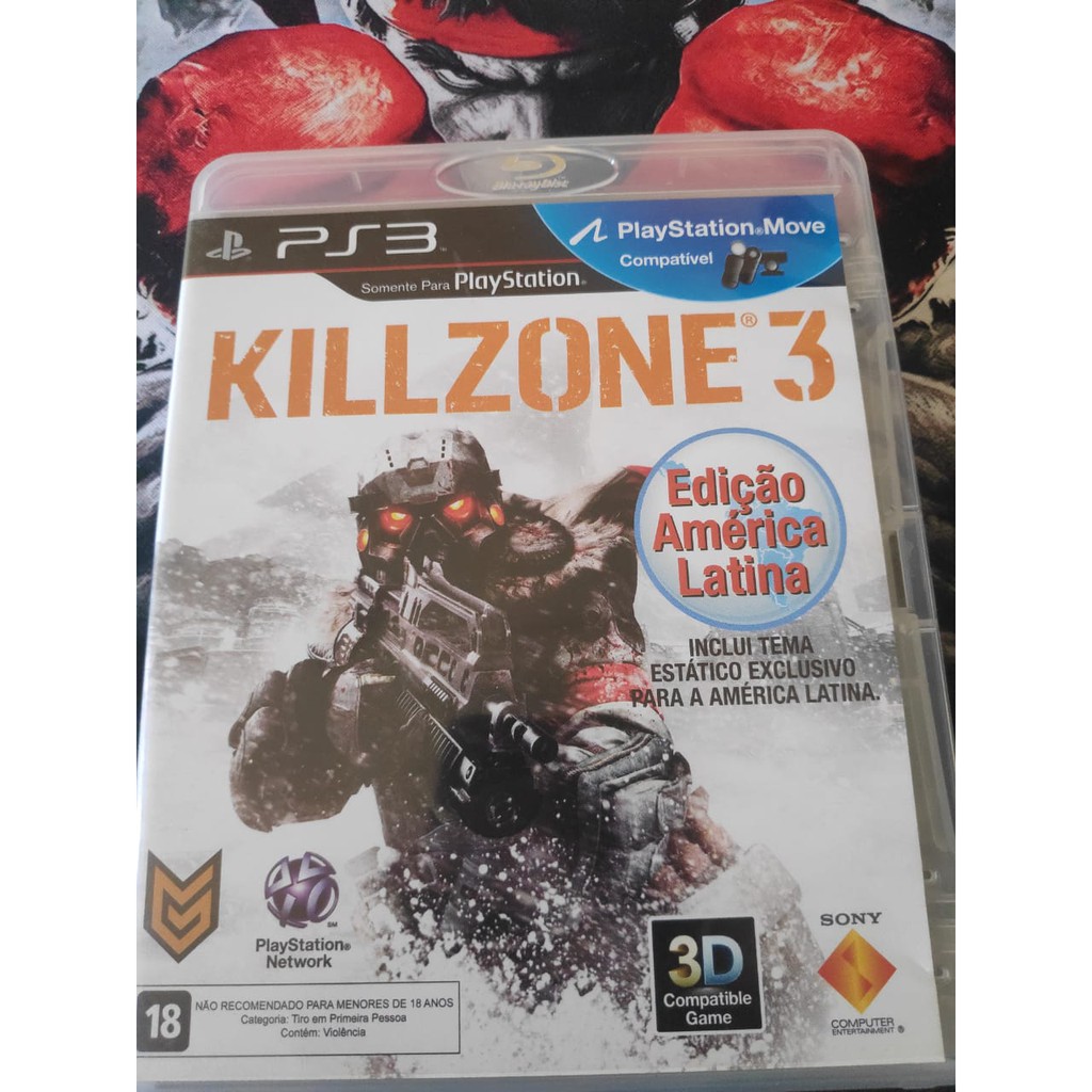 Jogo killzone 3 PS3 original novo em Promoção na Americanas