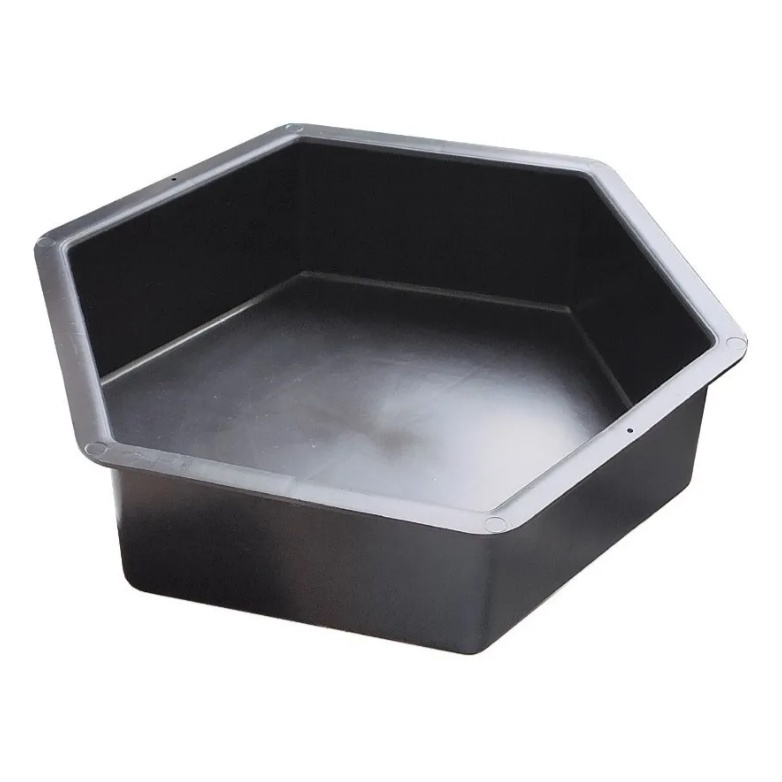 1un Forma p Piso Calçada Lisa 25x25x8 Bloco Hexagono Sextavado Concreto ...