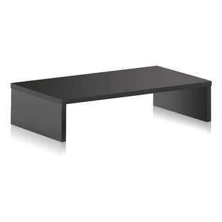 Base Apoio P/ Monitor Suporte Notebook Ergonômico Mdf Preto