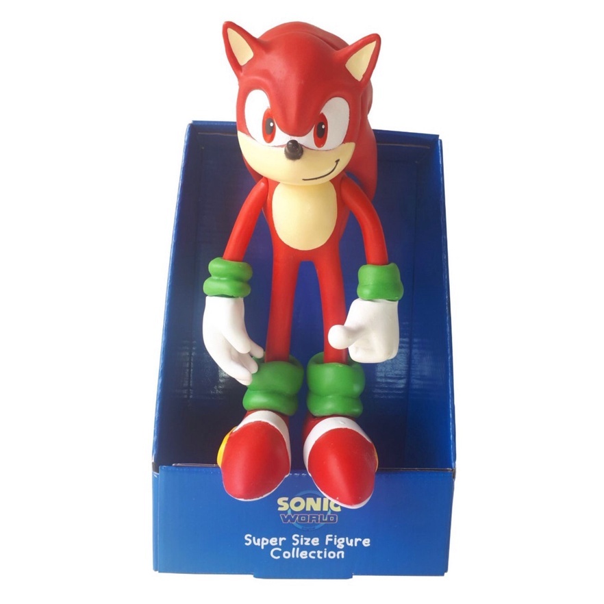 Sonic Vermelho Personagem Sonic Top Blocos Boneco
