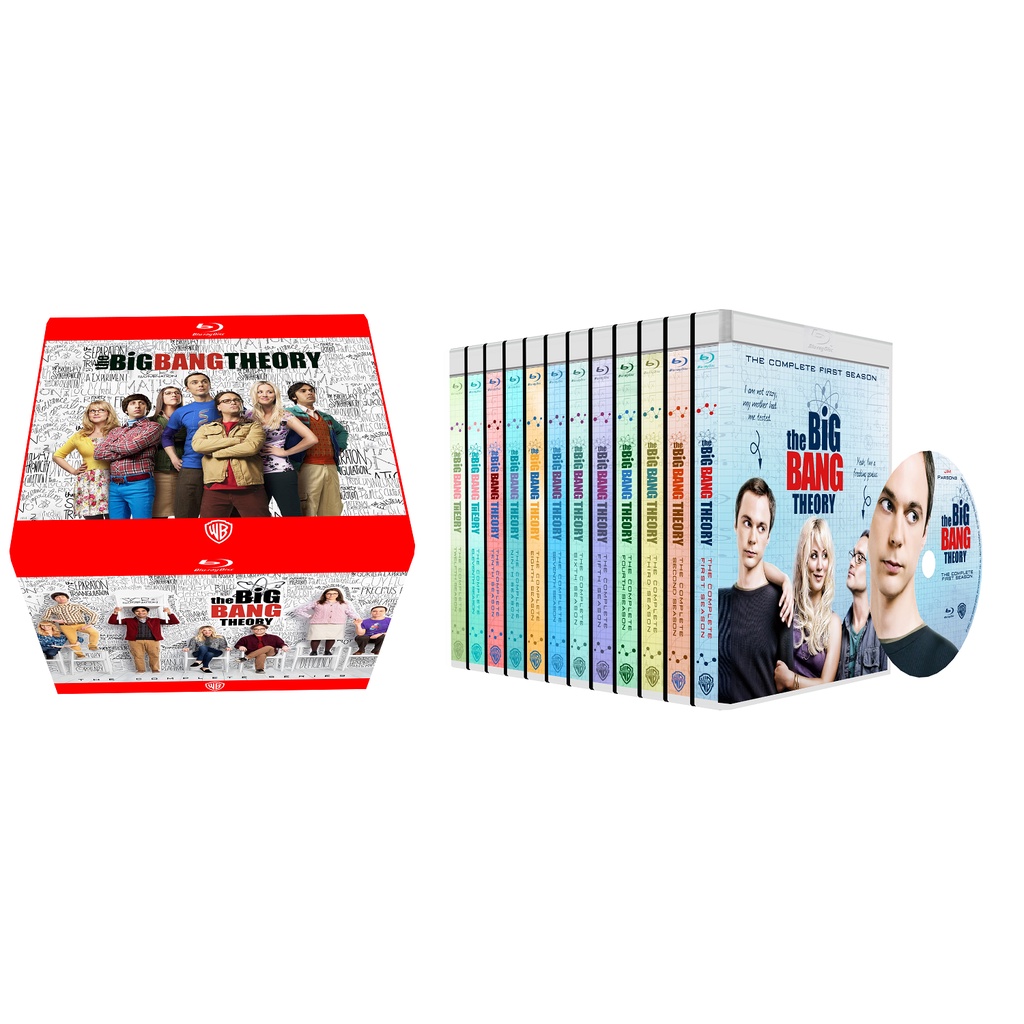 Blu-ray Box The Big Bang Theory - Big Bang: a teoria - Caixa