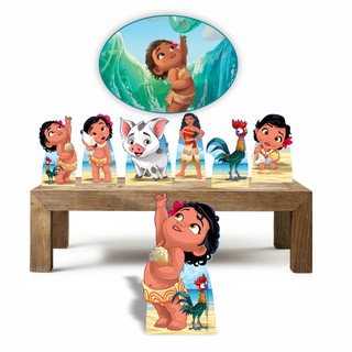 Moana Baby Kit 10 Display Em Mdf 30 Cm