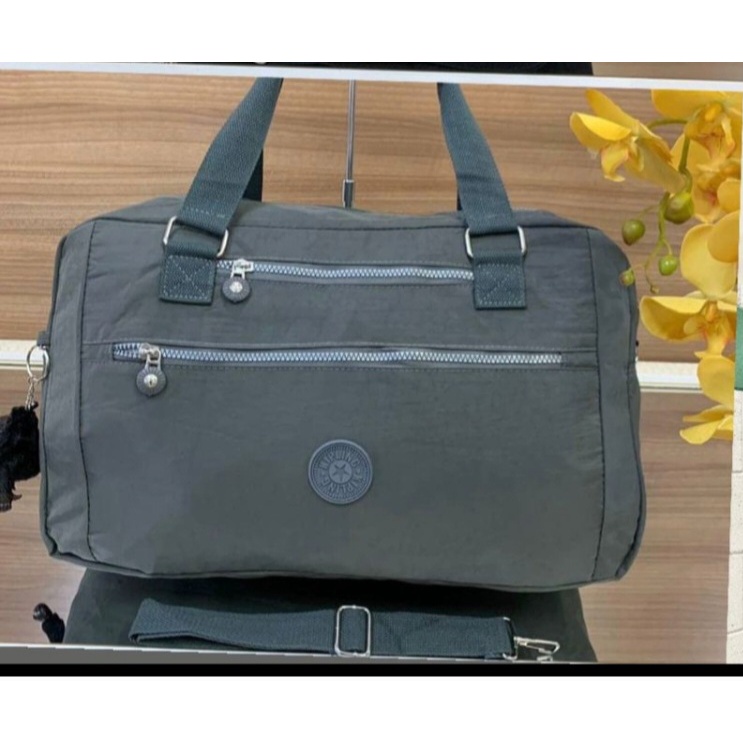 Bolsa Grande Nylon Kipling Academia Transversal Lona Fitness Feminina ...